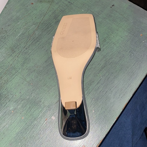 GUESS Silver Betianey Kitten Heels - Picture 3 of 3